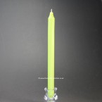 29cm Classic Column Rustic Dinner Candles - Kiwi / Lime Green
